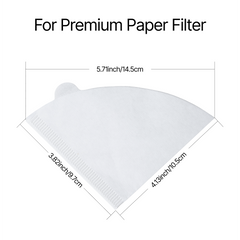 Premium Conical Filter Papers - Entire Goods