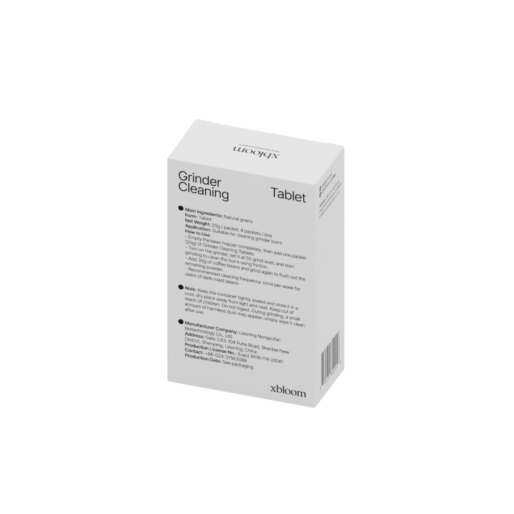 Grinder Cleaning Tablet 20gx4 - Entire Goods